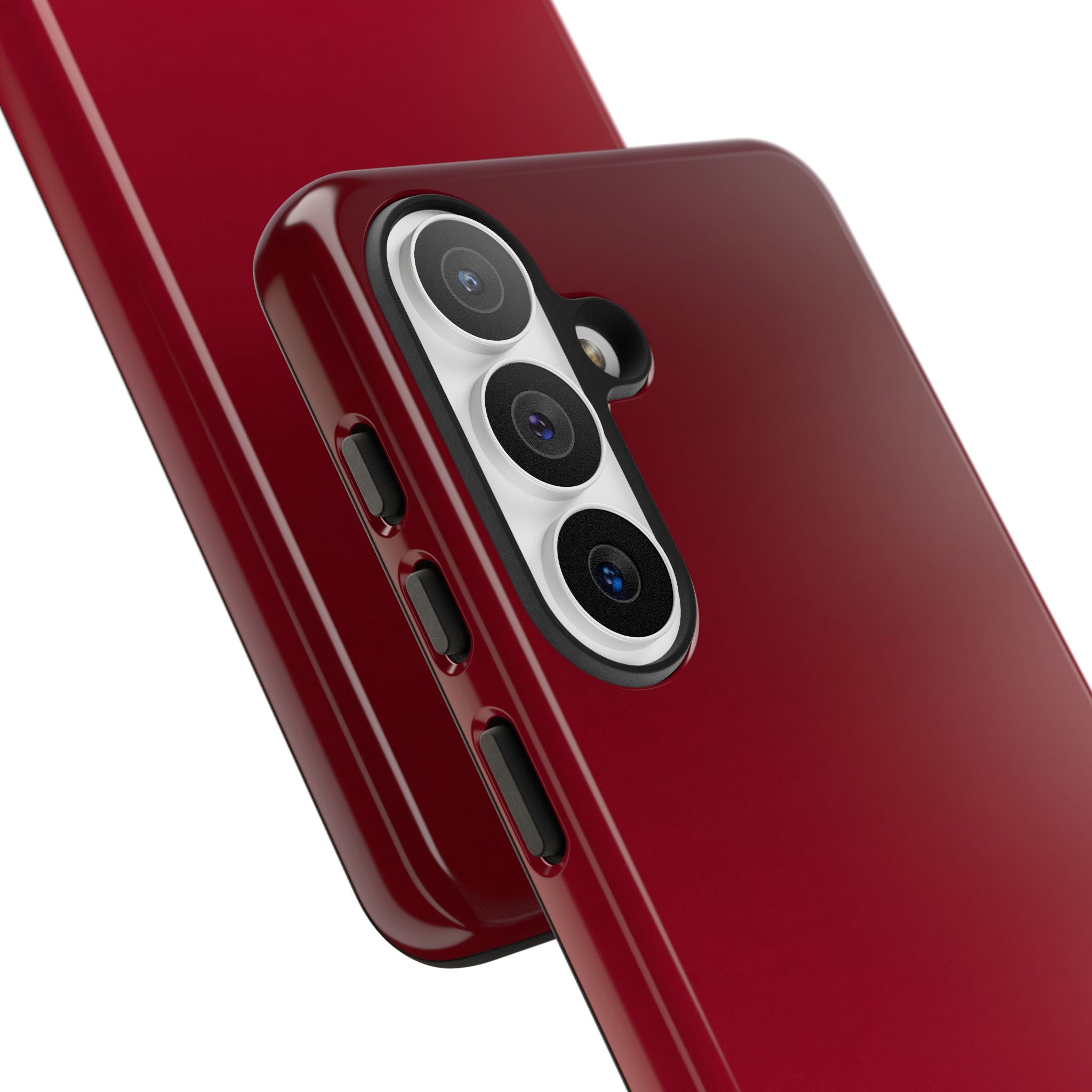 Red Tough Phone Case for Samsung - Crimson Velvet Fade