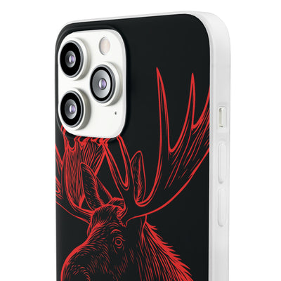 Nordic Elk · Lite Phone Case for iPhone ·  Black