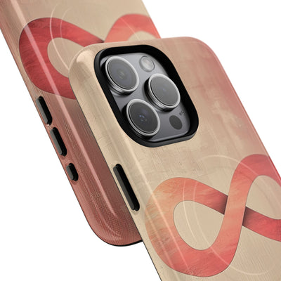 Terracotta Infinity Stroke · Tough+ Magsafe