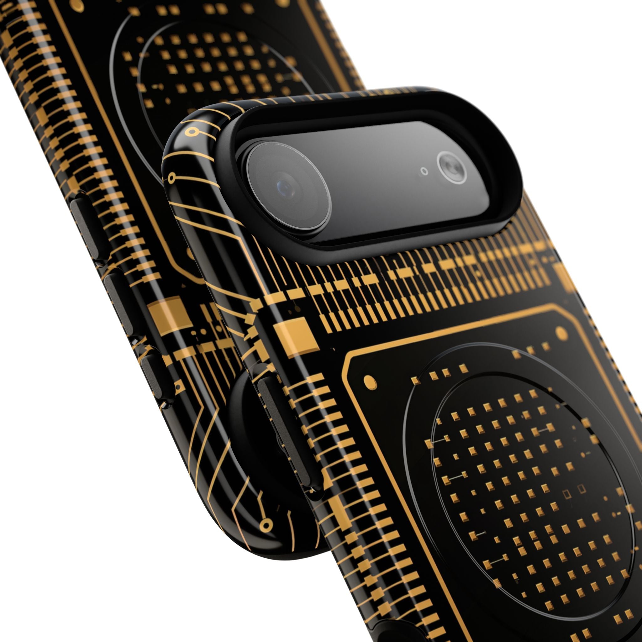Gold Tough 2.0 Magsafe Phone Case for iPhone - Cyber Gold Processor