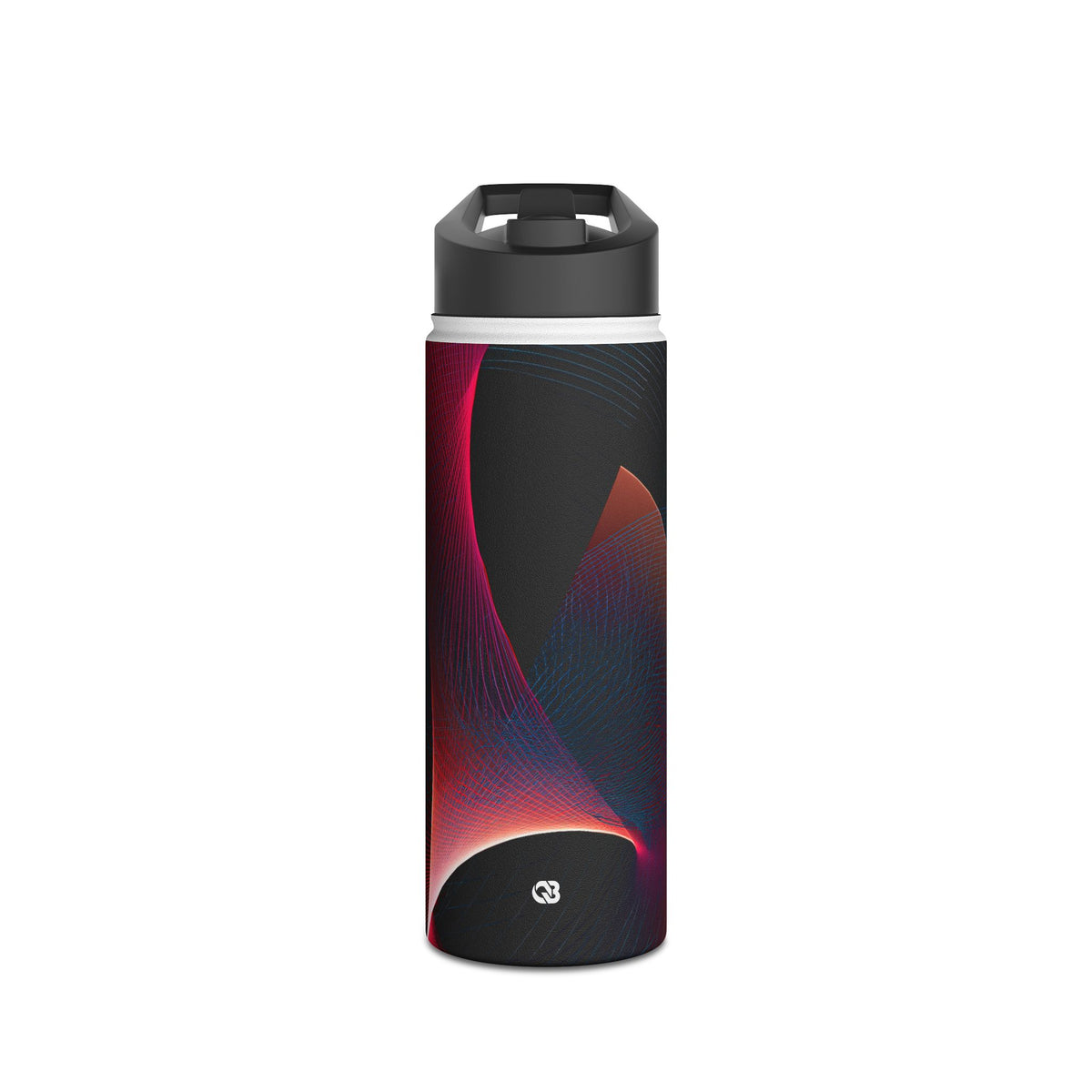 Chromatic Helix · Insulated Water Bottle · Black