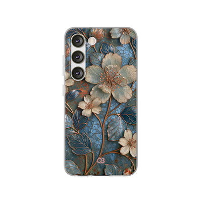 Gilded Blossom Reverie · Lite Phone Case for Samsung · Teal