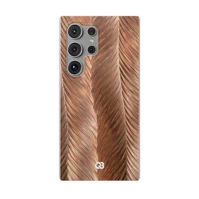 Rose Gold Weave · Lite Phone Case for Samsung · Brown