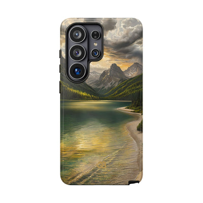 Gilded Mountain Lake · Tough etui na telefon dla Samsung