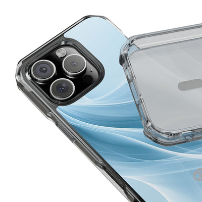 Blue Impact MagSafe Phone Case for iPhone - Arctic Silk Drift