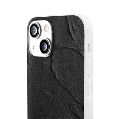 Obsidian Stucco Relief · Lite Phone Case for iPhone ·  Black