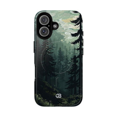 Misty Pine Shadow · Tough+ Phone Case for iPhone · Magsafe