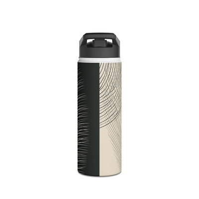 Minimal Frond Study · Insulated Water Bottle · Black