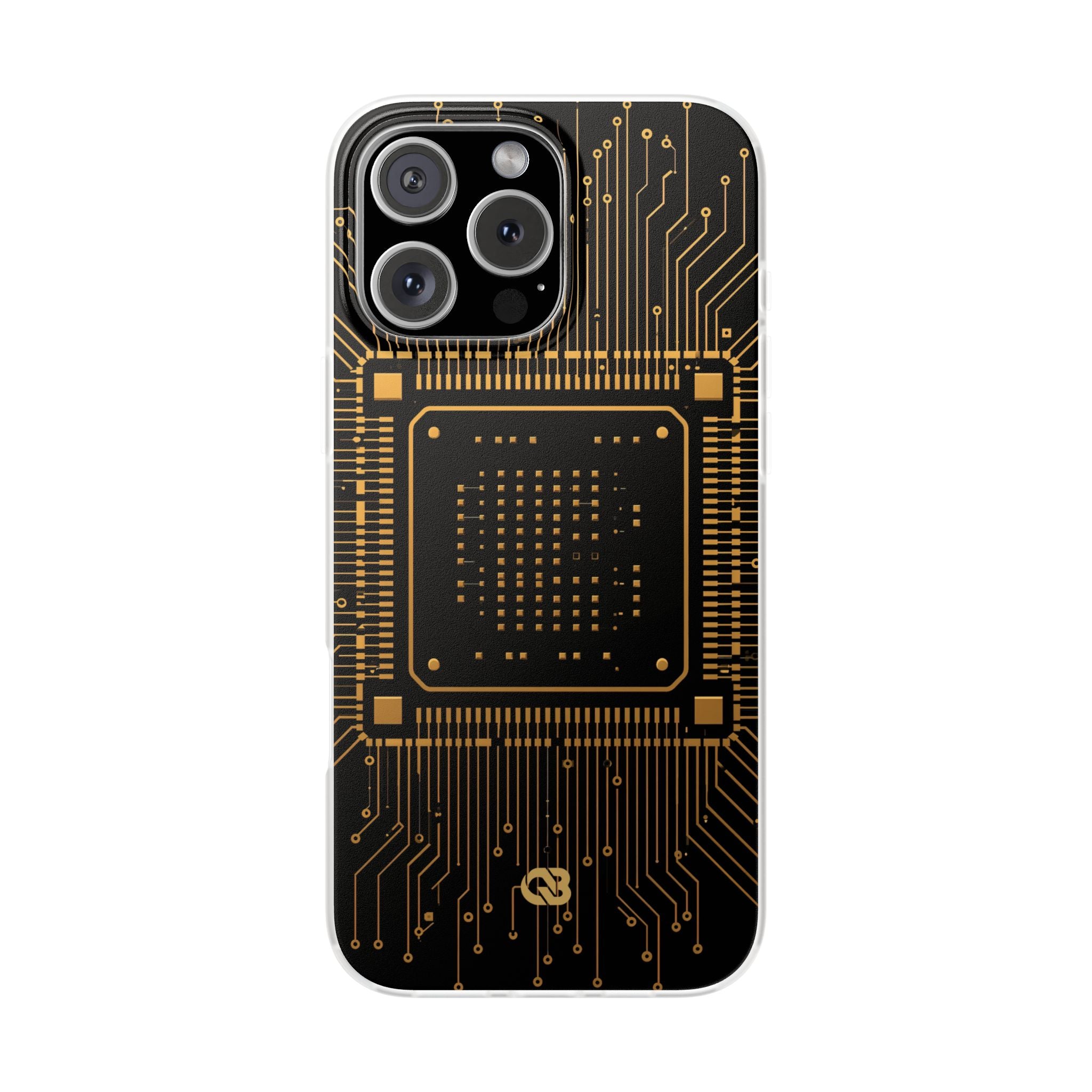 Gold Lite Phone Case for iPhone - Cyber Gold Processor