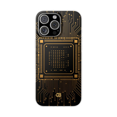 Gold Lite Phone Case for iPhone - Cyber Gold Processor