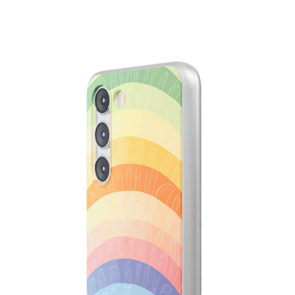 Pastell Regenbogen Bänder Samsung S23 Case - Soft