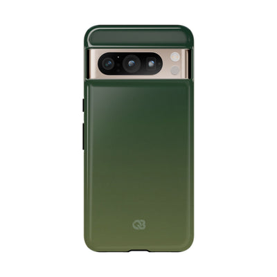 Green Tough Phone Case for Google Pixel - Shadow Moss Grain