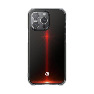 Red Impact MagSafe Phone Case for iPhone - Crimson Flare Vector