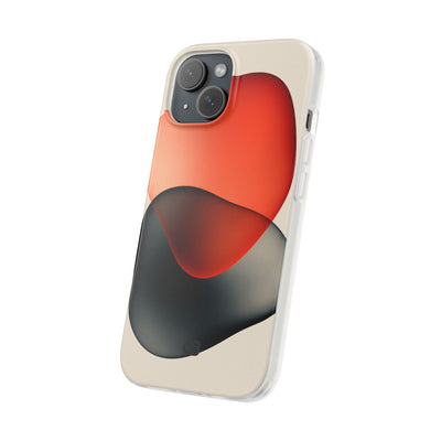 Translucent Crimson Form · Lite Phone Case for iPhone ·  Red