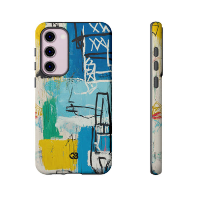 Azure Urban Scribble · Tough Phone Case for Samsung