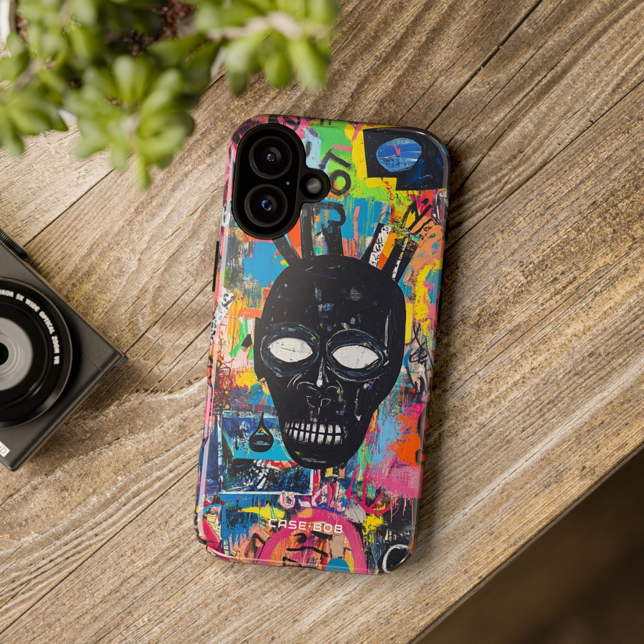 Skull Blaze iPhone 16 Plus Case - Tough
