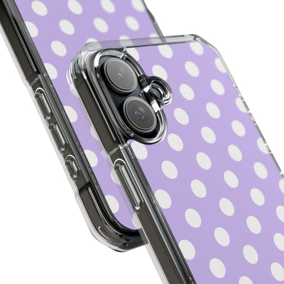Lavender Polka Grid · Impact Phone Case for iPhone · Magsafe