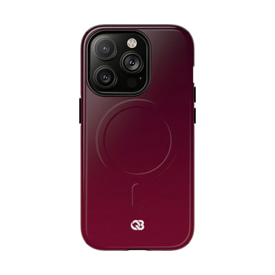 Red Tough 2.0 Magsafe Phone Case for iPhone - Deep Sangria Gradient