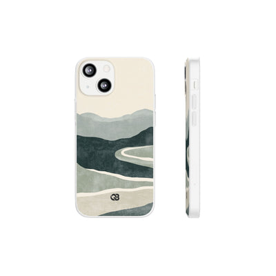 Muted Valley Vista · Lite Phone Case for iPhone ·  Green