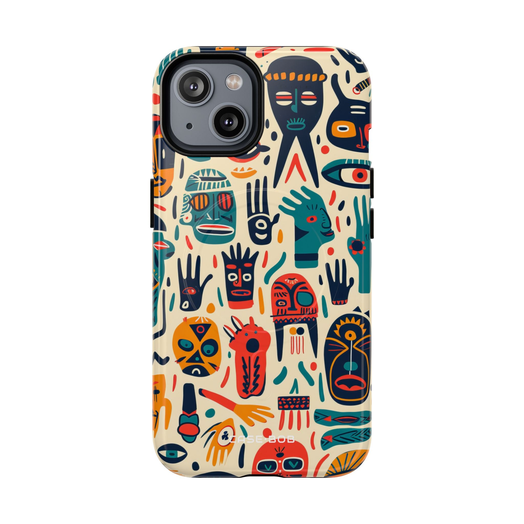 Lebendige Gesichter iPhone 14 Case - Tough+