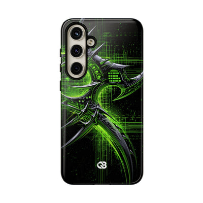Cyber Sigil Grid · Tough Phone Case for Samsung · Green