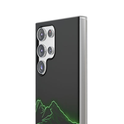Nordic Mountain Contour · Lite Phone Case for Samsung · Black