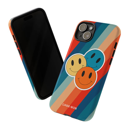 Triple Smile Breeze iPhone 15 Plus Case - Tough