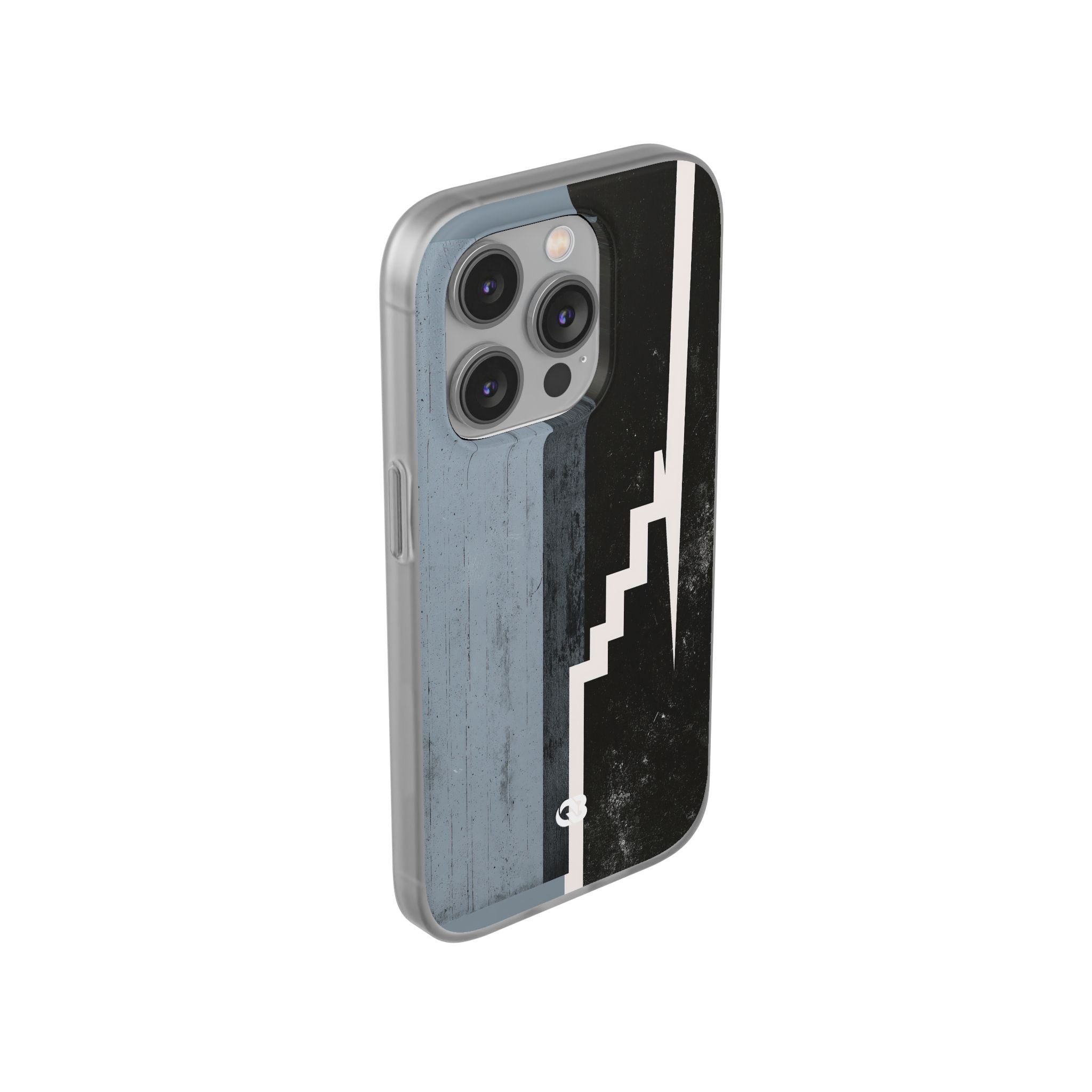Grey Lite Phone Case for iPhone - Industrial Concrete Void