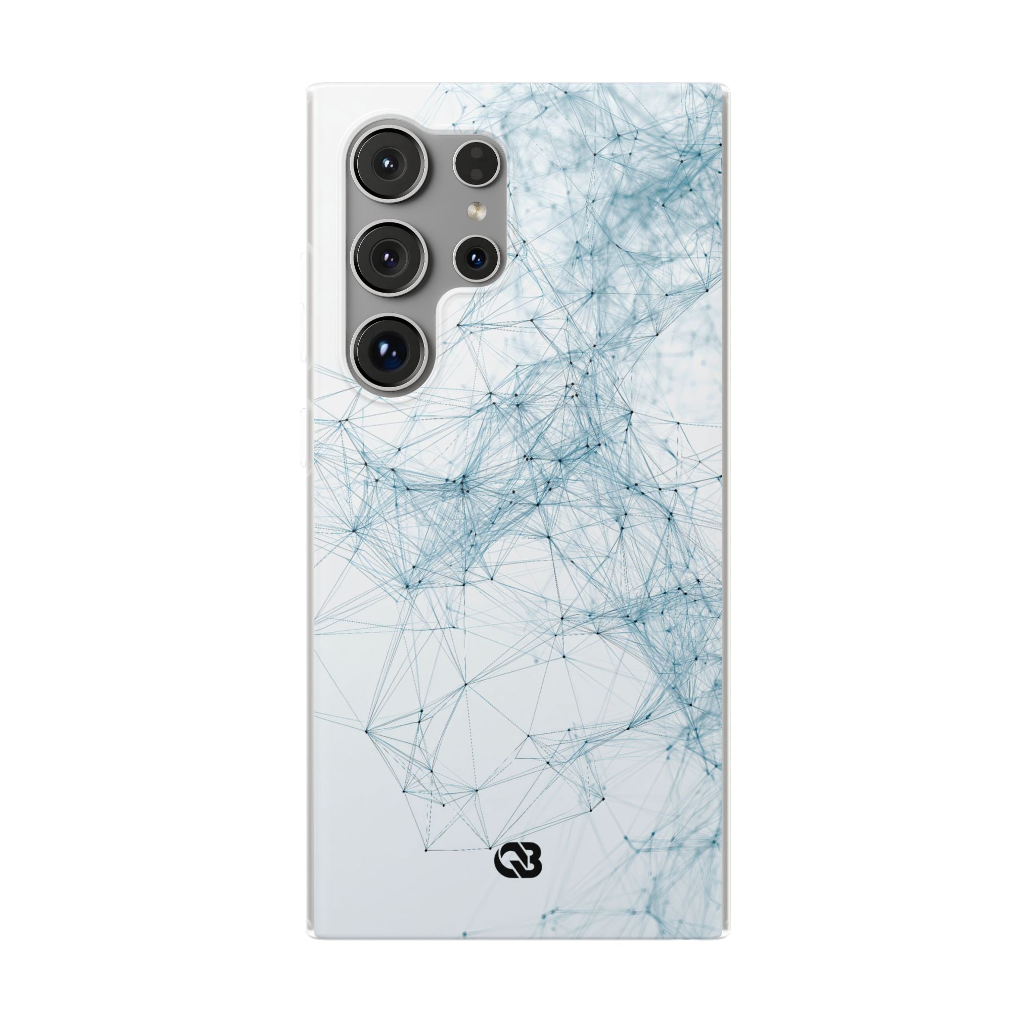 Blue Lite Phone Case for Samsung - Glacial Neural Web