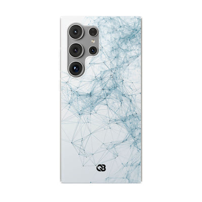 Blue Lite Phone Case for Samsung - Glacial Neural Web