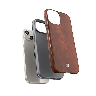 Oxidized Corten · Tough Phone Case for iPhone · Brown