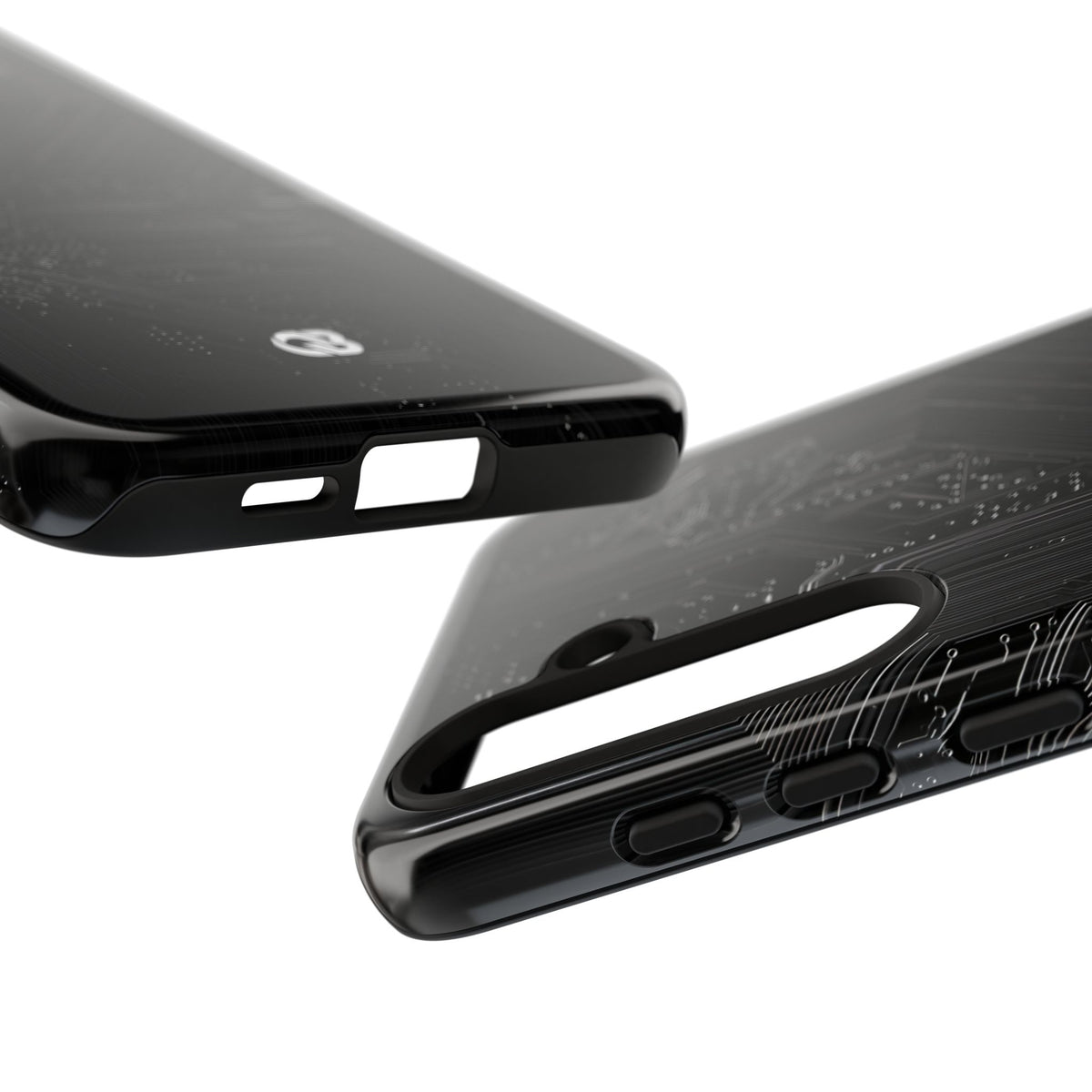 Obsidian Circuitry · Tough Phone Case for Samsung · Black