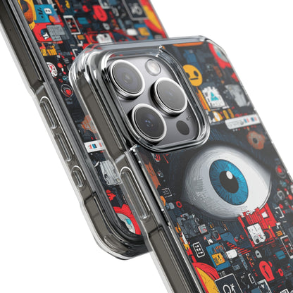 Digital Eye Blue iPhone 15 Pro Max Case - Impact