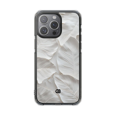 Sculpted Ivory Leaves · Impact Phone Case for iPhone · Magsafe