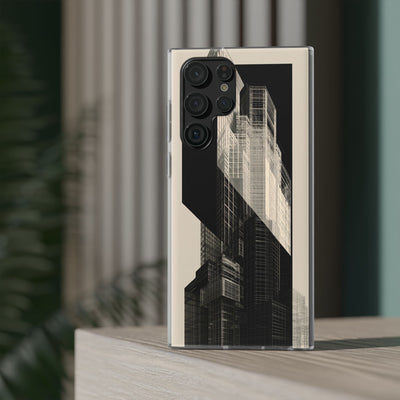 Beige Lite Phone Case for Samsung - Monolith Urban Grid
