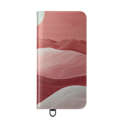 White Orb Dunes - Samsung S25+ Case - Lompakko