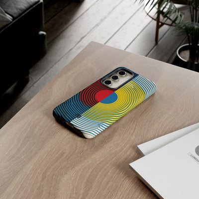 Blue Tough Phone Case for Samsung - Primary Circuit Orbit