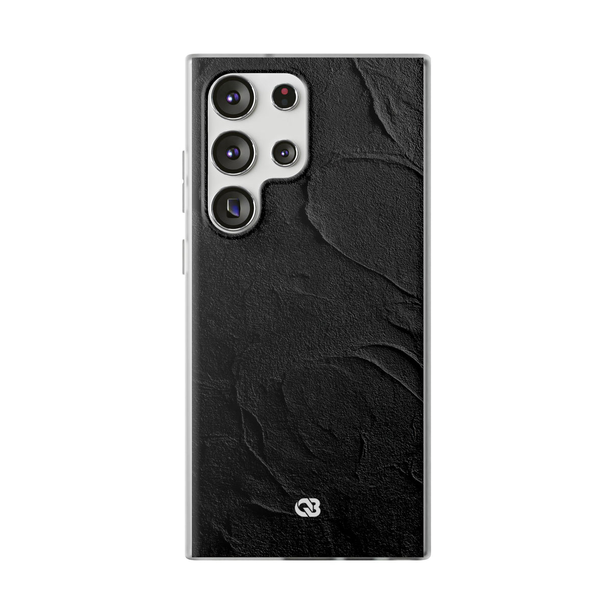Obsidian Stucco Relief · Lite Phone Case for Samsung · Black