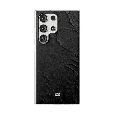 Obsidian Stucco Relief · Lite Phone Case for Samsung · Black