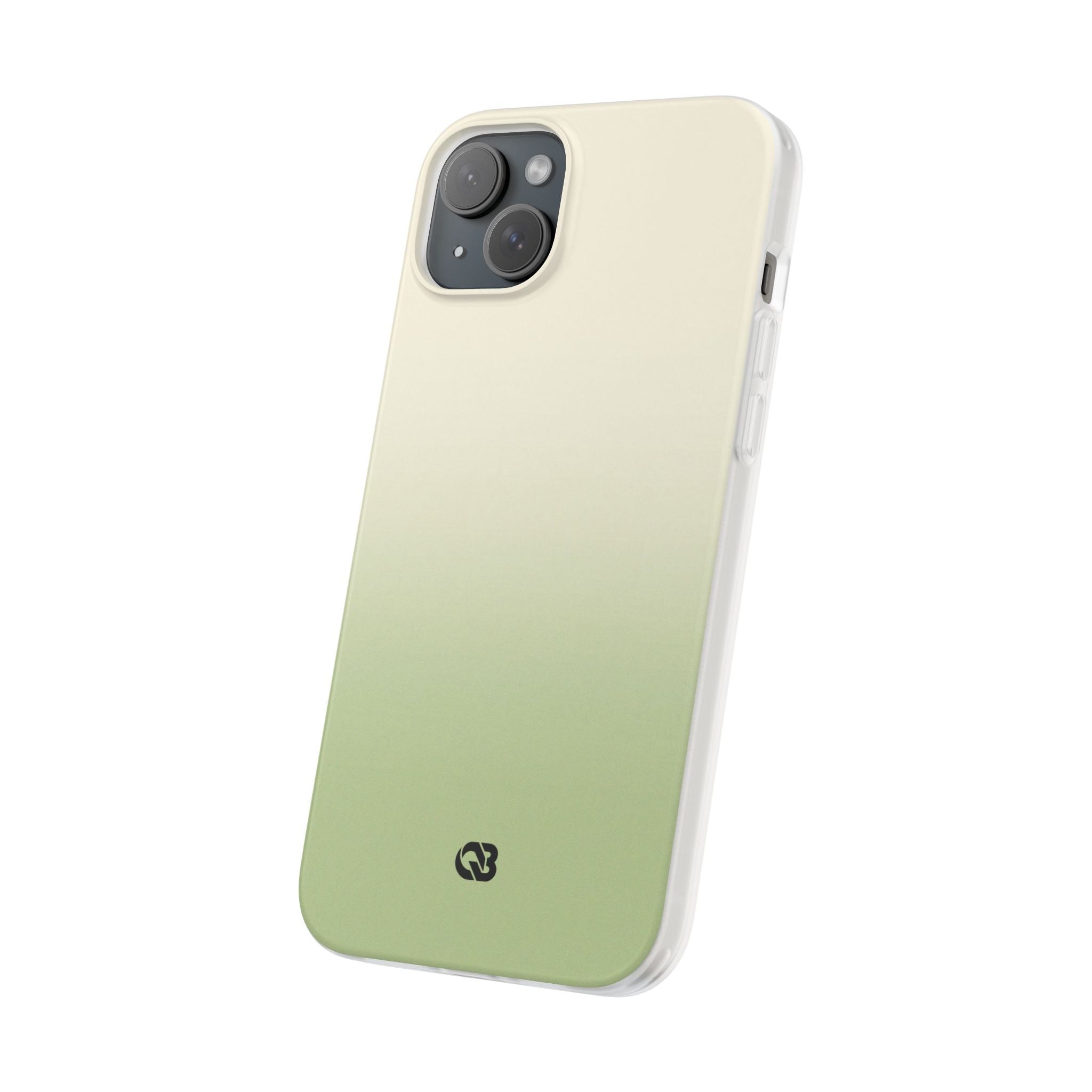 Green Lite Phone Case for iPhone - Bone Sage Fade