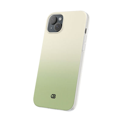 Green Lite Phone Case for iPhone - Bone Sage Fade