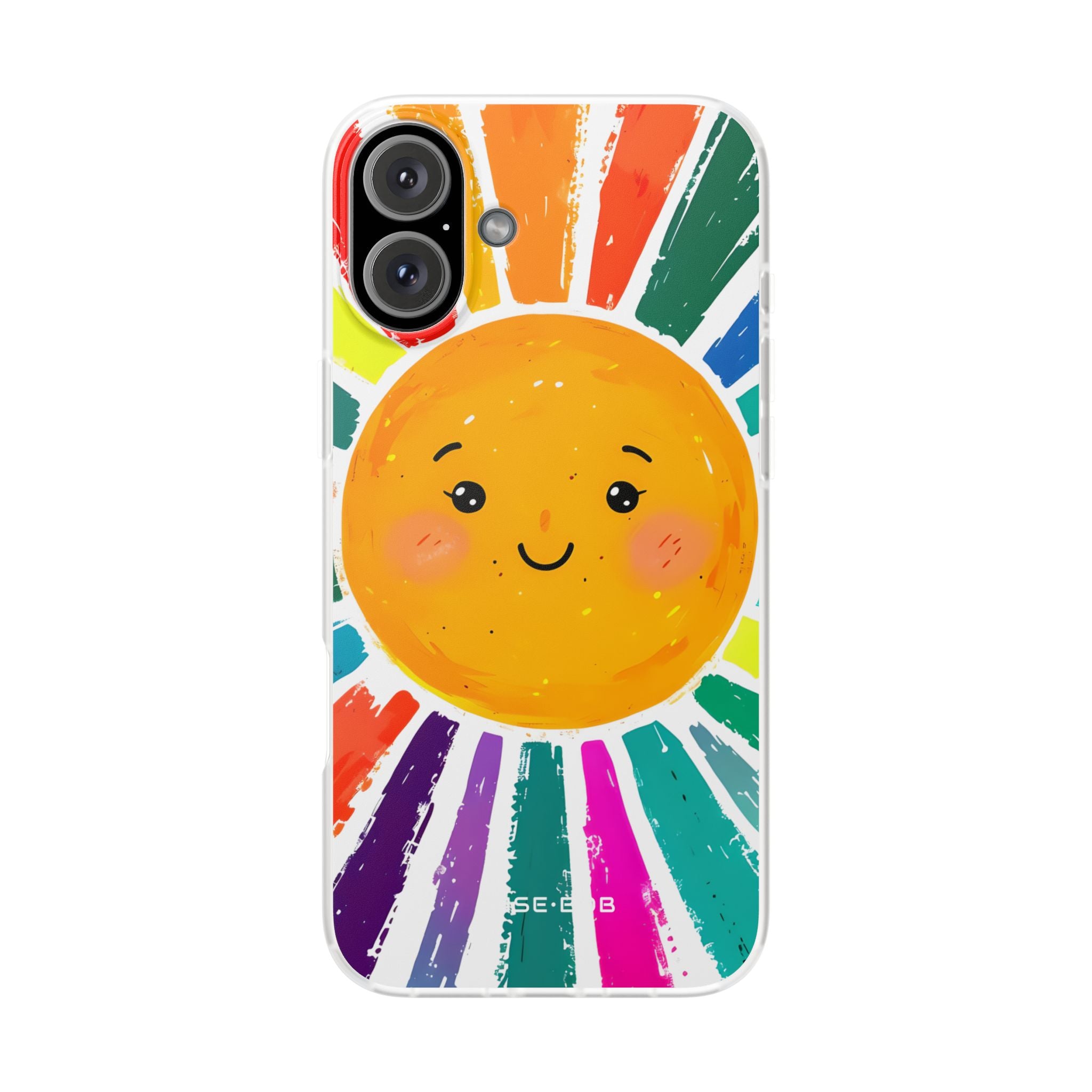 Sunny Smiles iPhone 16 Plus Cover - Blød