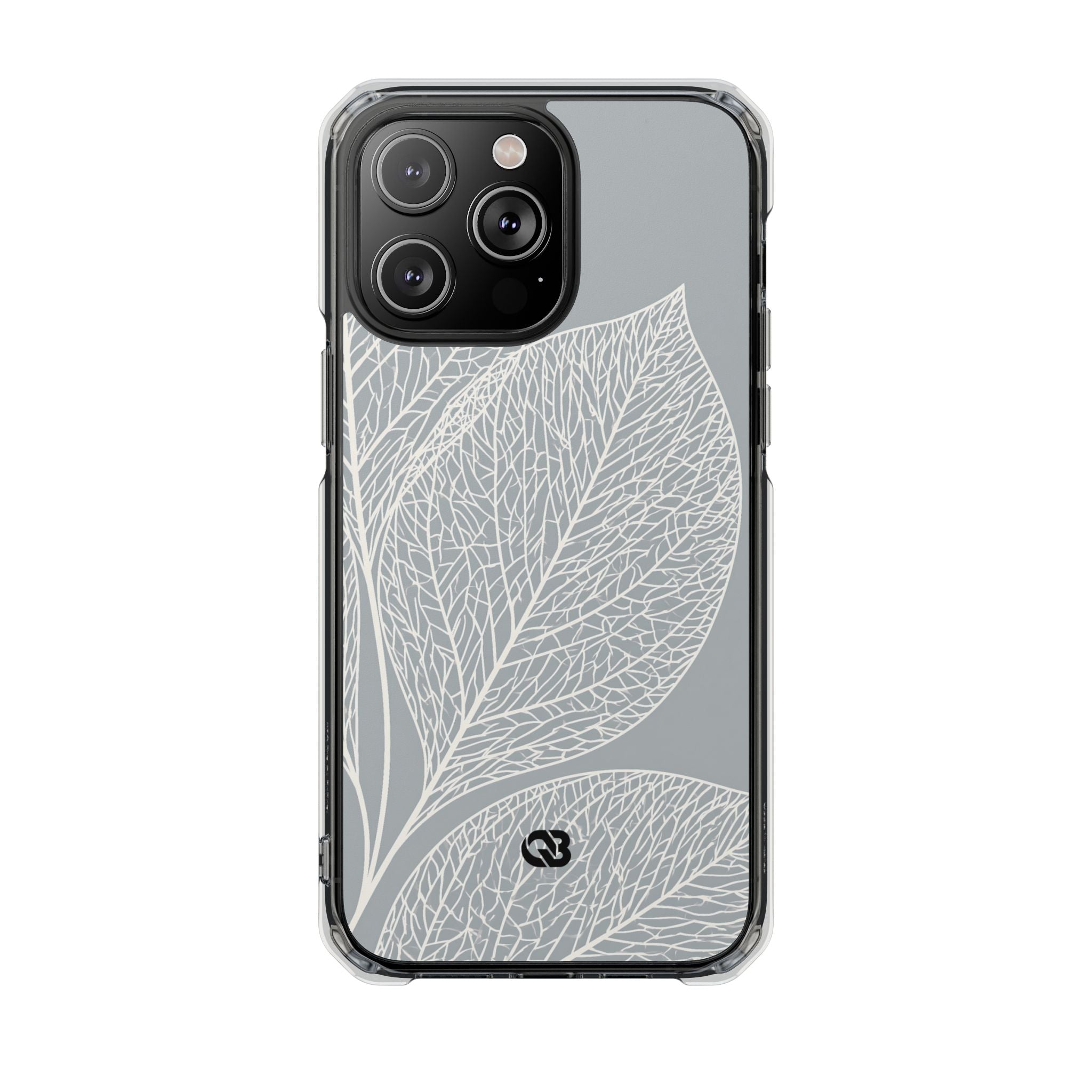 Grey Impact MagSafe Phone Case for iPhone - Frosted Ash Veins