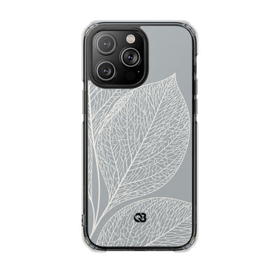 Grey Impact MagSafe Phone Case for iPhone - Frosted Ash Veins