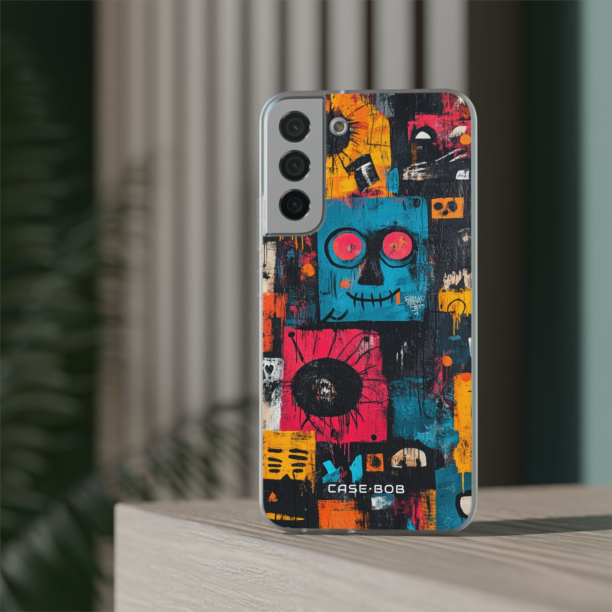 Sininen ommel hymy Samsung S22 Plus -pehmeä suojus