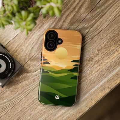 Verdant Horizon Sun · Tough Phone Case for iPhone