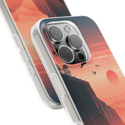 Orange Lite Phone Case for iPhone - Crimson Ridge Flight