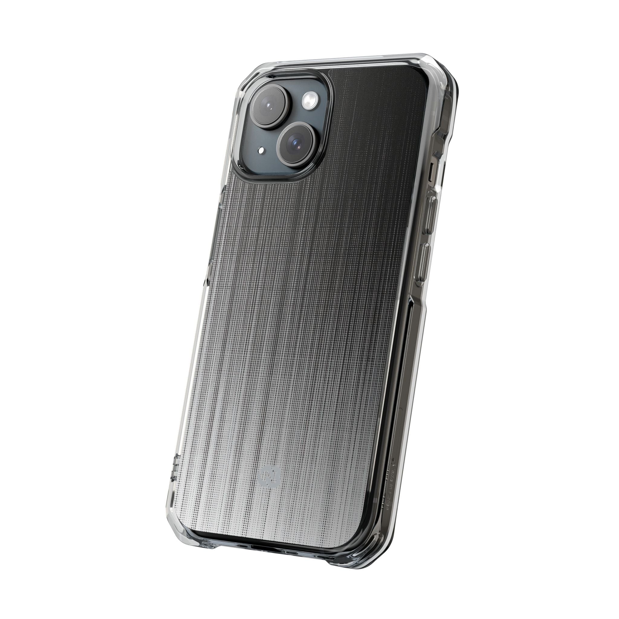 Grey Impact MagSafe Phone Case for iPhone - Static Vertical Dither