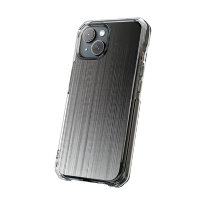 Grey Impact MagSafe Phone Case for iPhone - Static Vertical Dither