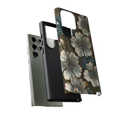 Gilded Blossom Reverie · Tough Phone Case for Samsung · Teal